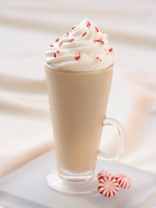 Holiday Spice! Merrymint tea latte!
