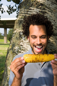 Sowing Seeds Yee haa! Grilled corn!