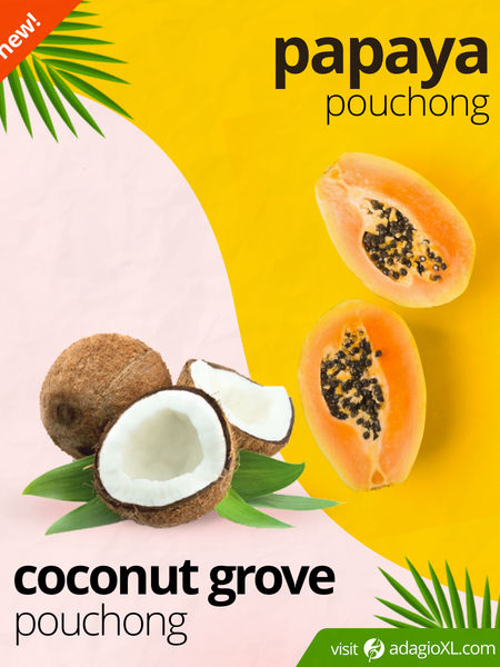 Summer Teas – Papaya and Coconut Grove Pouchongs Be ready for summer sales with tasty new teas!