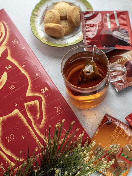 Tea Advent Calendar – New Look and Two Versions! Festive and tasty with one tea for each day of Advent