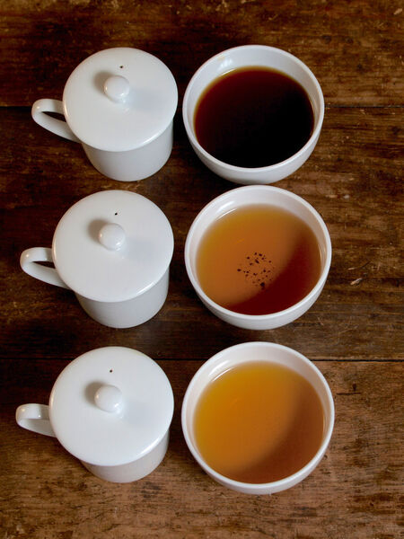 Professional Tea Cupping - Part 1 The three-piece tasting set is essential of consistent cupping.
