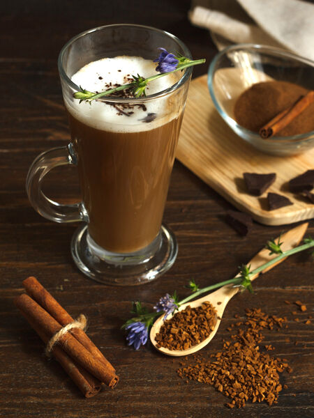 Introducing Chicoriccino Herbal tea Chicory root has long been used as a coffee substitute and enhancer.