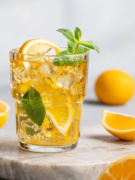 Try Green Rooibos Lemonito Iced Tea Green Rooibos Lemonito iced tea is a great choice for a summer menu!